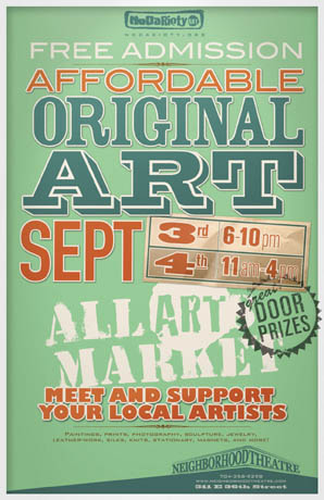 september all arts market