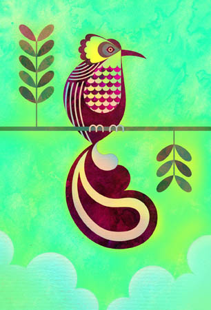 scott partridge - Bird of Paradise art