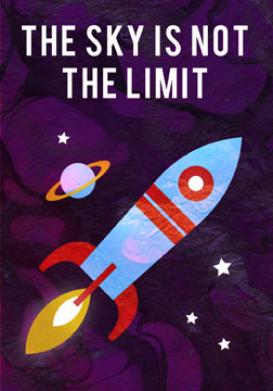 scott partridge - manifestation card - the sky is not the limit