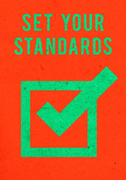 scott partridge - manifestation card - set your standards