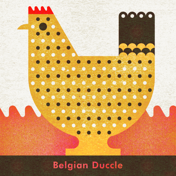 Scott Partridge - Chicken Illustration - Belgian Duccle