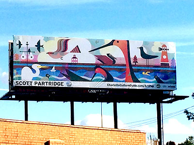 scott partridge illustration - charlotte artpop 2017 - billboard