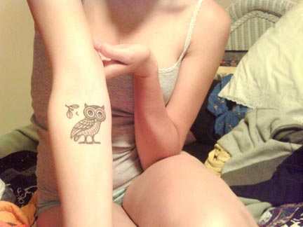 Pin by Tina Baxter on tattoo ideas | Cute owl tattoo, Owl tattoo small, Tiny  owl tattoo