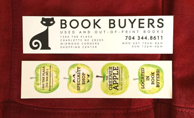 book buyers - the greener apple - book mark