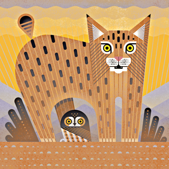 scott partridge - desert life - digital art