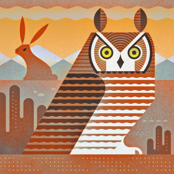 scott partridge - desert life - digital art