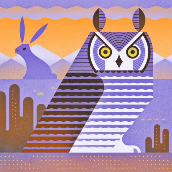 scott partridge - desert life - digital art