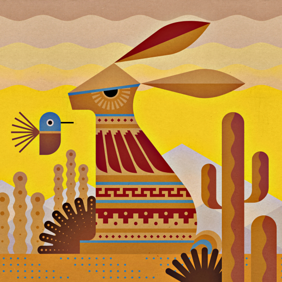 scott partridge - desert life - digital art