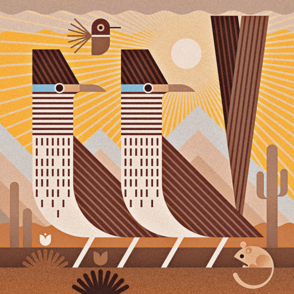 scott partridge - desert life - digital art