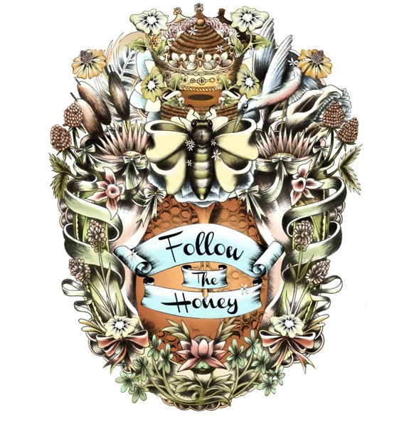 follow the honey logo
