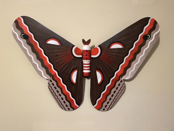Scott Partridge - painted wood construction - cecropia 3D 2026