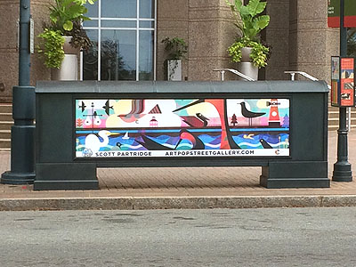scott partridge illustration - charlotte artpop 2017 - billboard