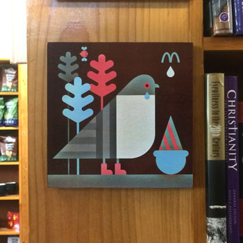 scott partridge - free art friday - pigeon - book buyers