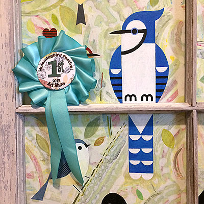 scott partridge - painting - bird window 7 - first place