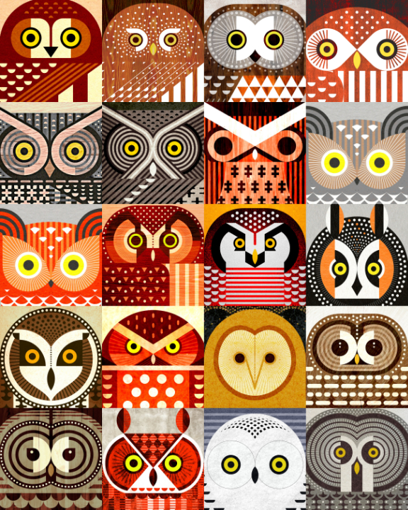 Scott Partridge - Illustration - North American Owls