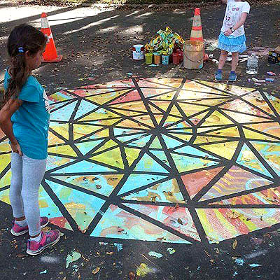 open streets - charlotte - traffic circle