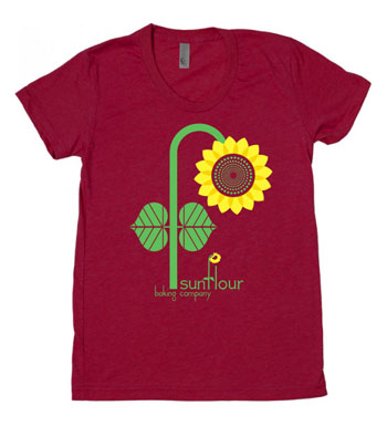 Scott Partridge - Sunflour Baking - tee shirt