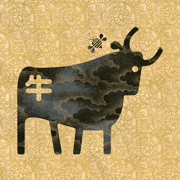 scott partridge - ox - zodiac illustration