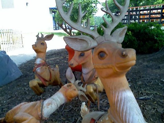public art charlotte nc reindeer