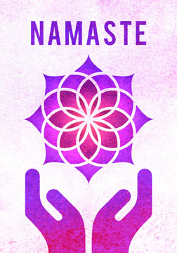 sara austin bailey - manifestation card - namaste