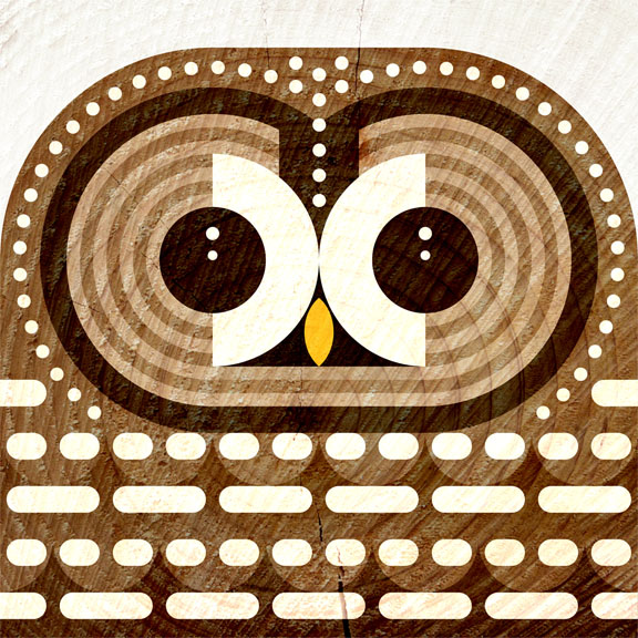Scott Partridge - Illustration - Spotted Owl