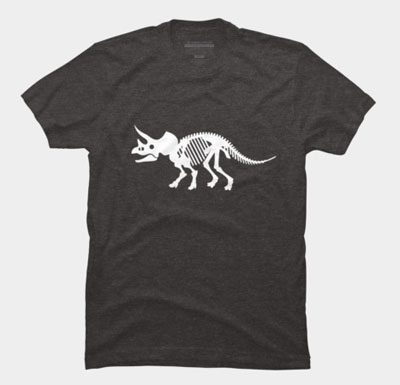 triceratops tee - design by humans - scott partridge